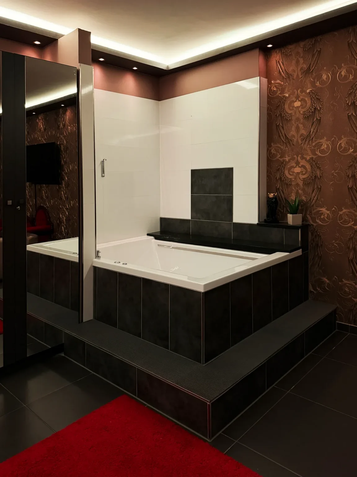 Eines der Zimmer, FKK Sauna Club Atlantis München